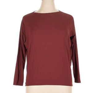 Women's Lululemon 3/4 Sleeve Top - Burgundy